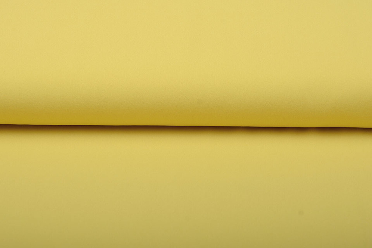 Crêpe Georgette Citron Yellow Crêpe Georgette Citron Yellow