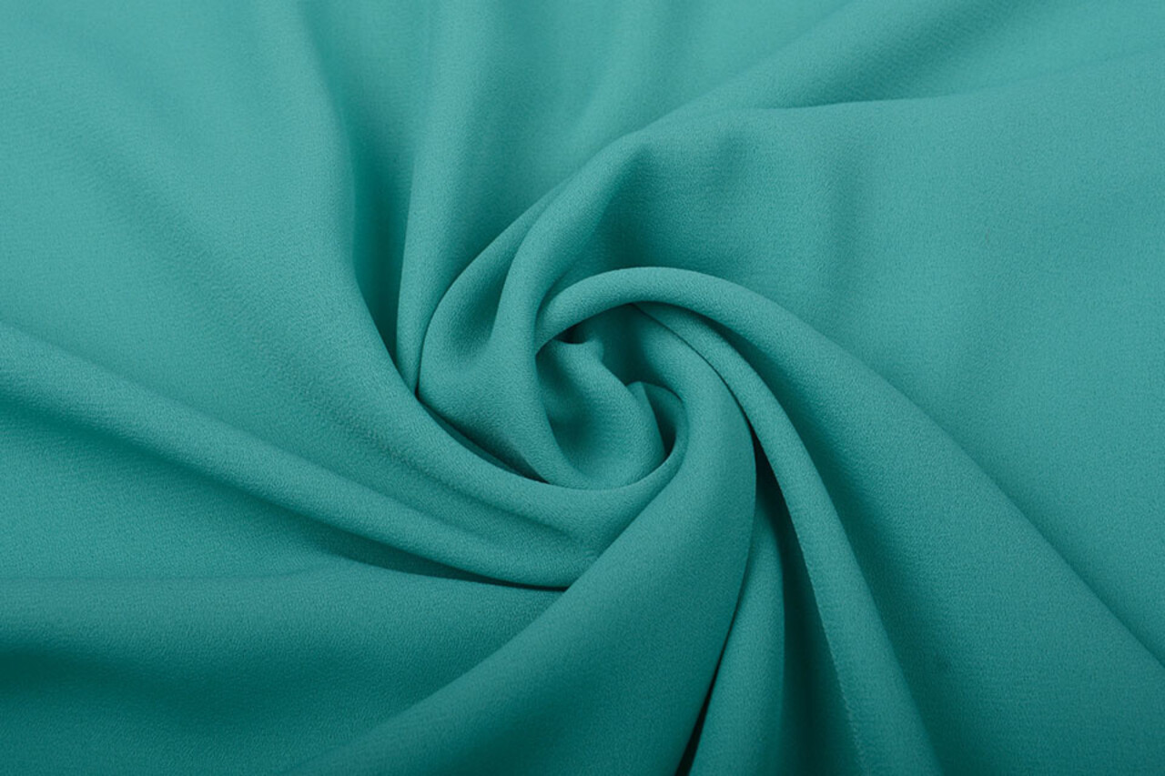 Crêpe Georgette Verde Mare
