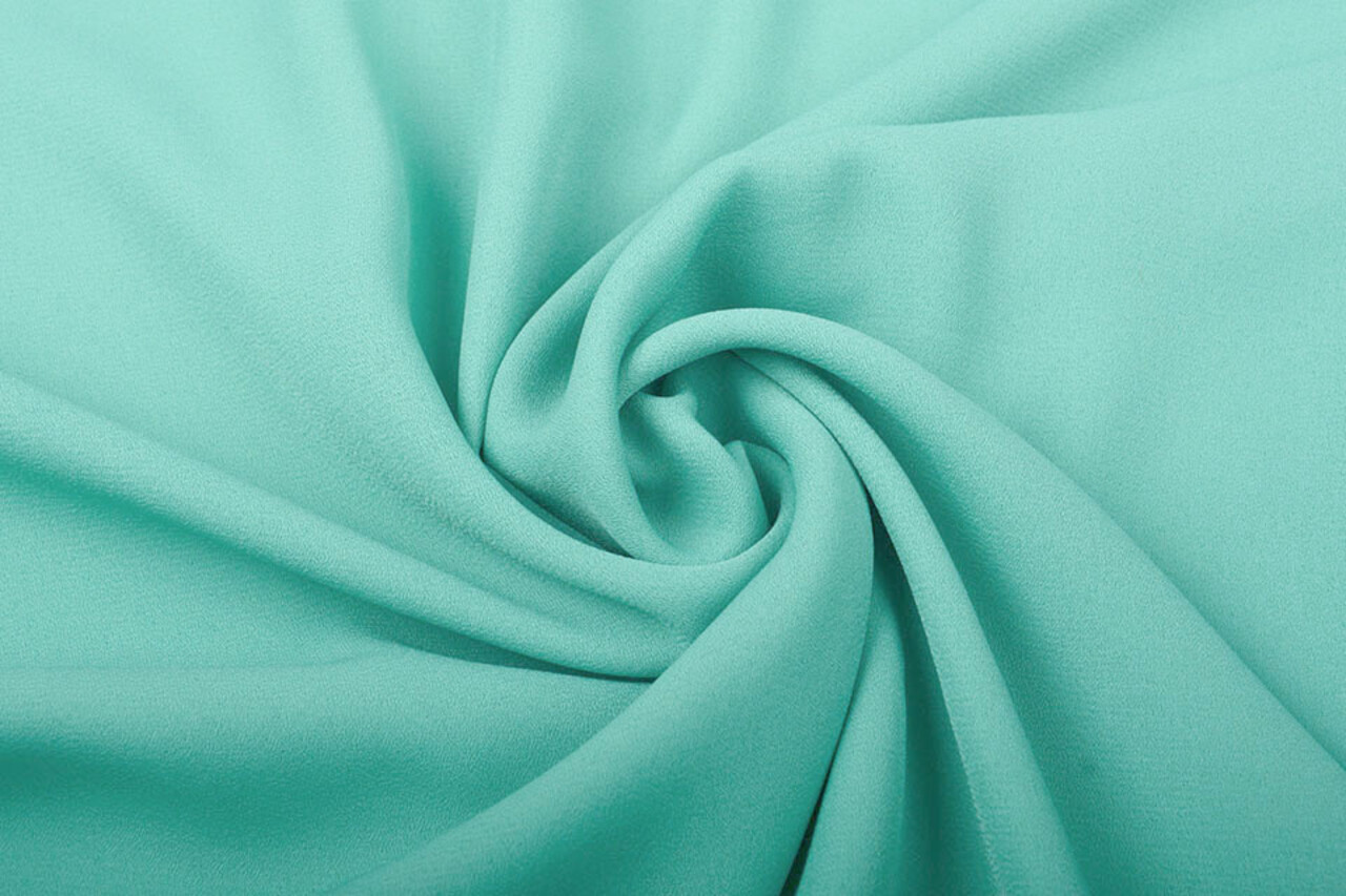 Crêpe Georgette Verde Menta Crêpe Georgette Verde Menta