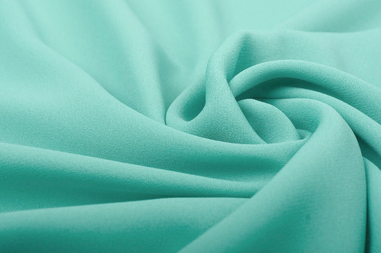 Crêpe Georgette Mint Groen Crêpe Georgette Mint Groen