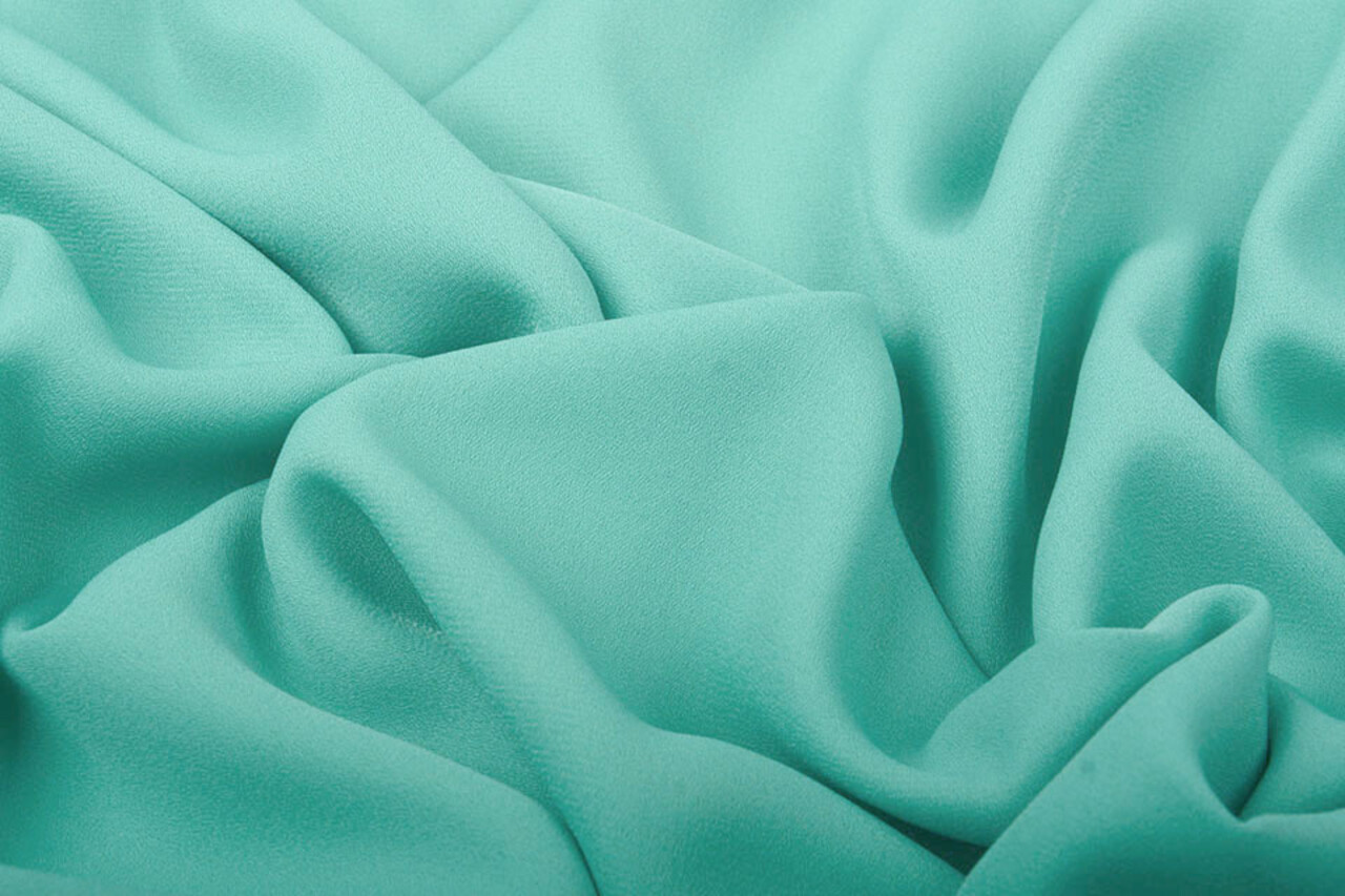 Crêpe Georgette Mint Groen