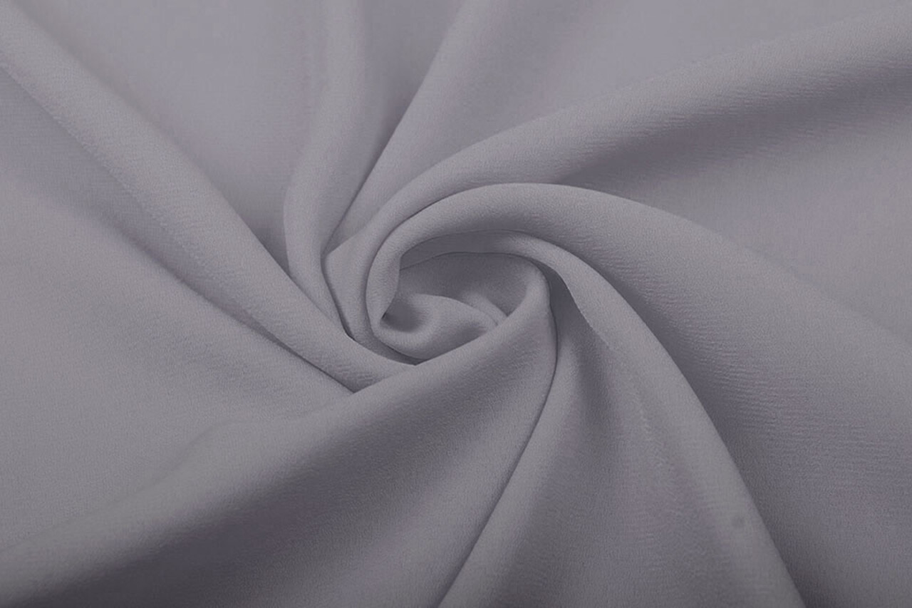 Crêpe Georgette Gris Clair Crêpe Georgette Gris Clair