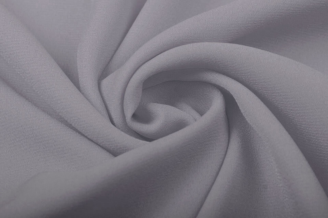 Crêpe Georgette Gris Clair Crêpe Georgette Gris Clair