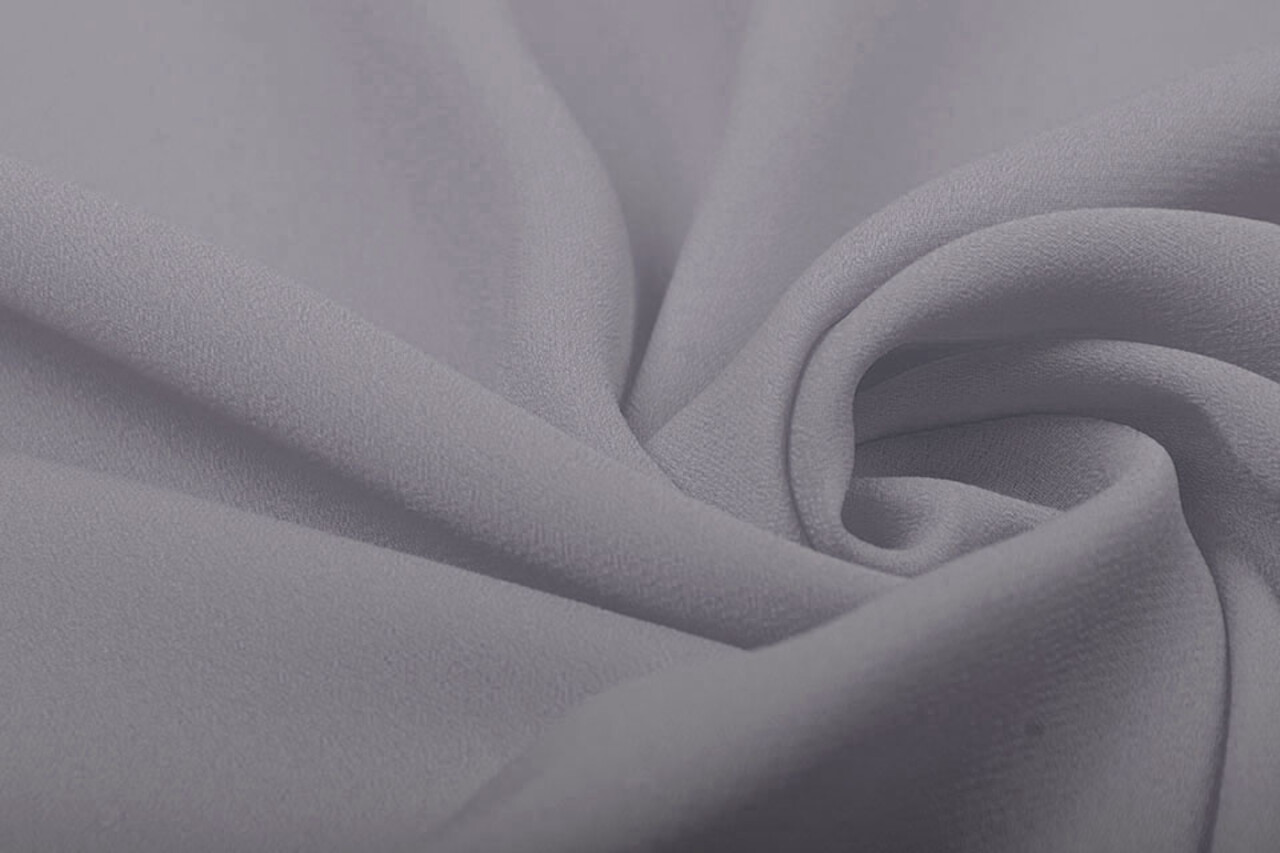 Crêpe Georgette Grigio Chiaro Crêpe Georgette Grigio Chiaro