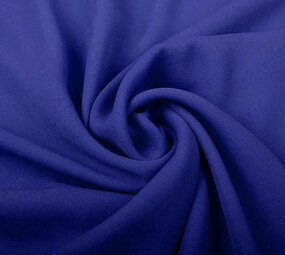 Crepé Georgette Azul Real Crepé Georgette Azul Real