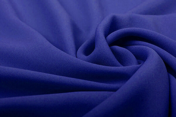 Crepé Georgette Azul Real Crepé Georgette Azul Real