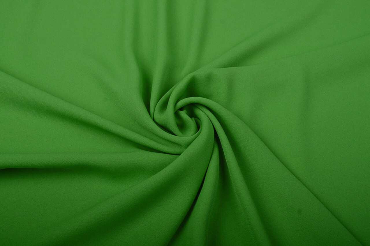 Crêpe Georgette Grassgreen Crêpe Georgette Grassgreen