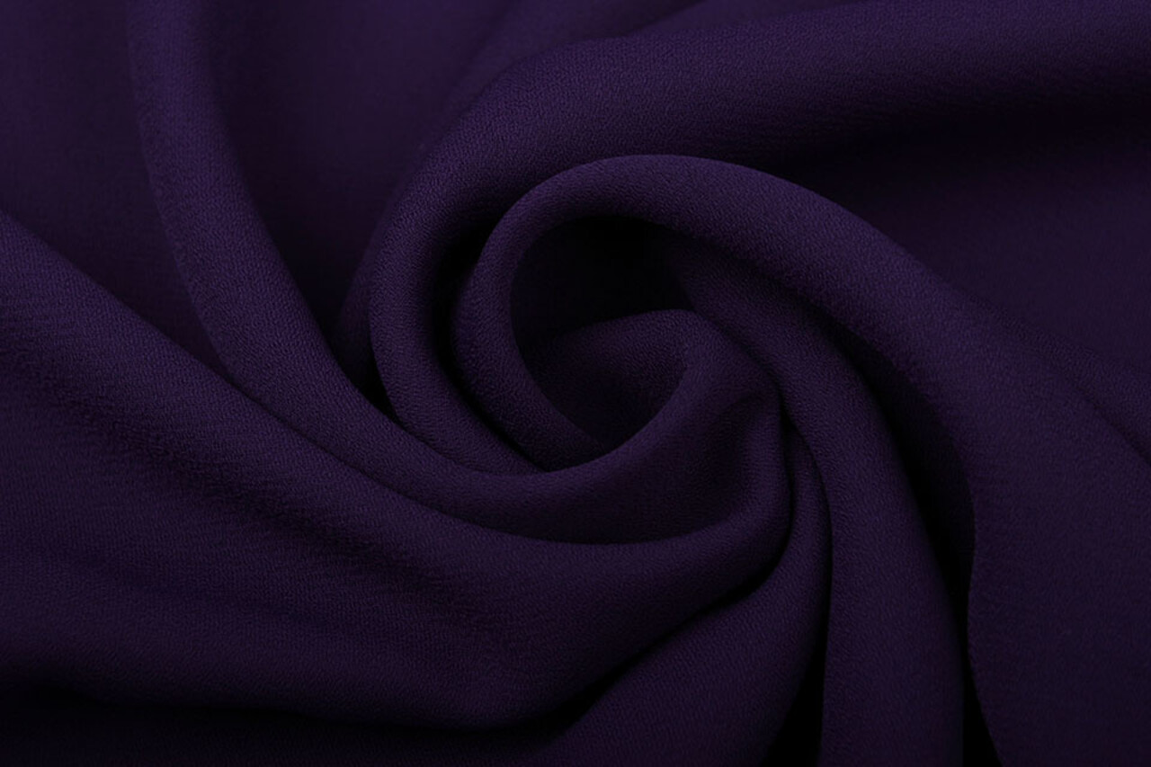 Crêpe Georgette Dark purple Crêpe Georgette Dark purple