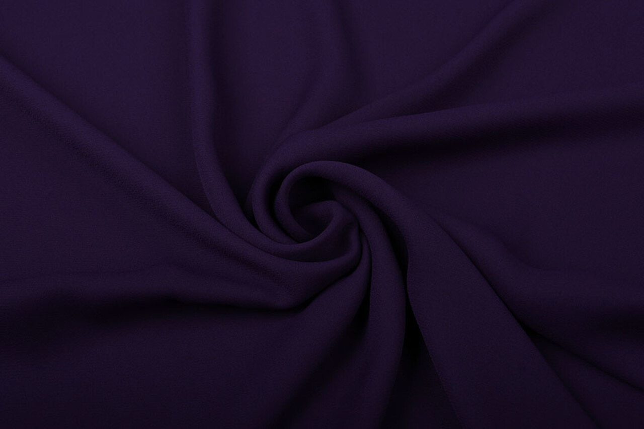 Crêpe Georgette Dark purple Crêpe Georgette Dark purple