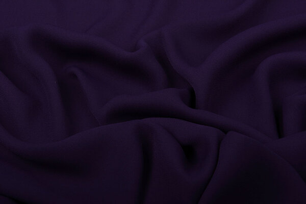 Crêpe Georgette Scuro Viola Crêpe Georgette Scuro Viola