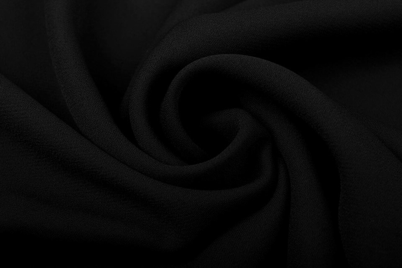 Crêpe Georgette Noir Crêpe Georgette Noir