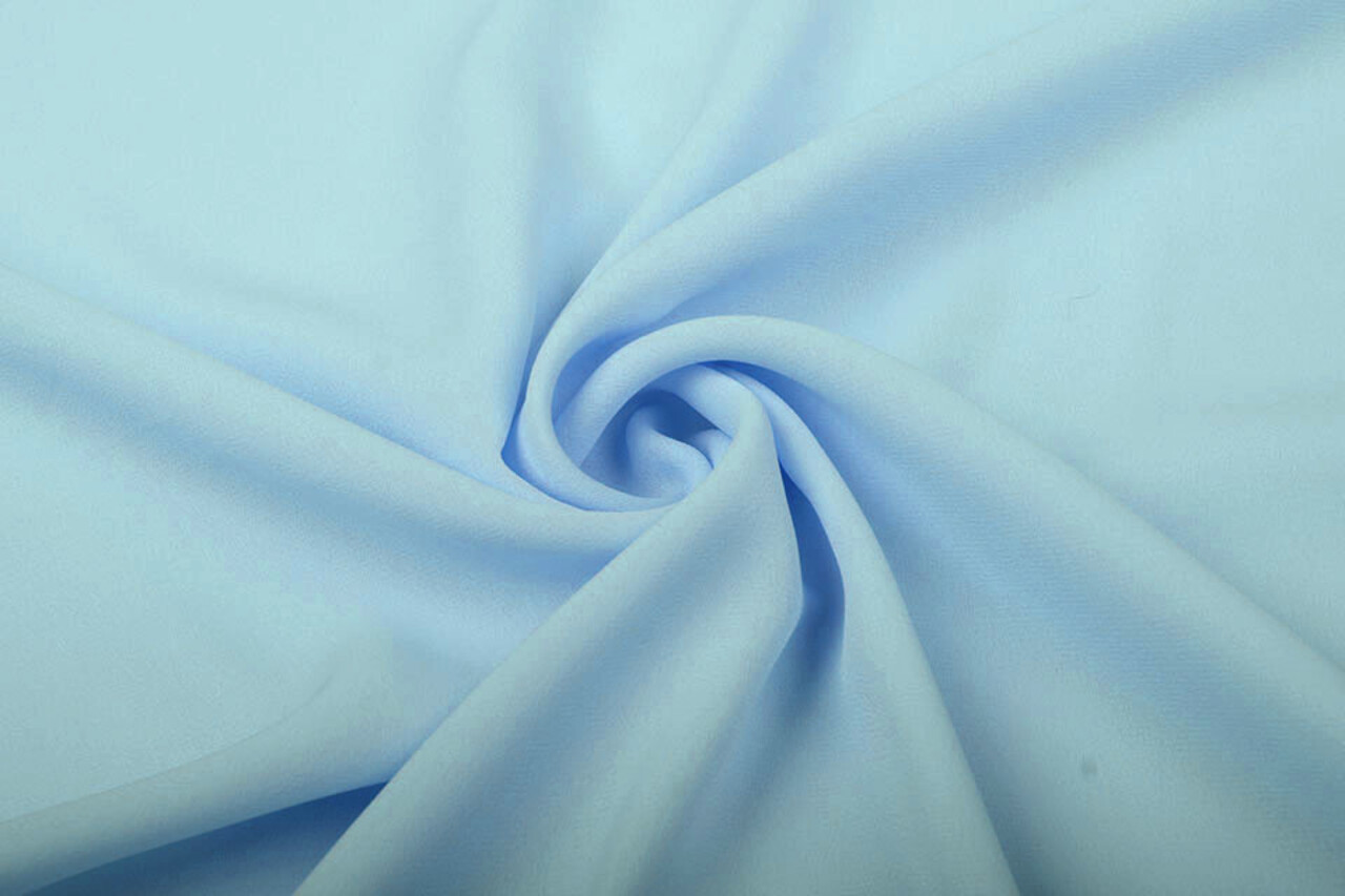 Crêpe Georgette Baby Blue Crêpe Georgette Baby Blue