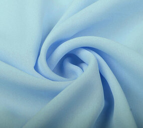 Crêpe Georgette Bleu Layette Crêpe Georgette Bleu Layette