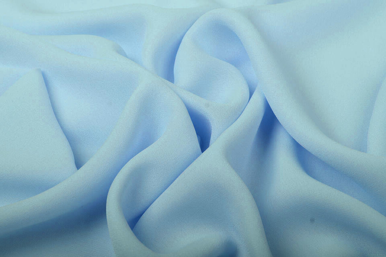 Crêpe Georgette Baby Blue Crêpe Georgette Baby Blue