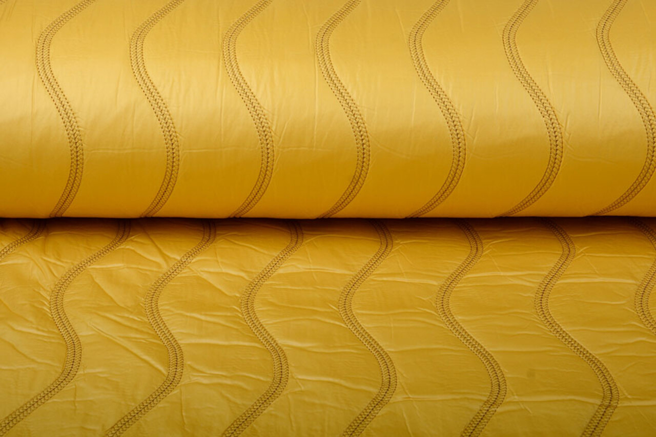 Quilted Jacketfabric Ocher