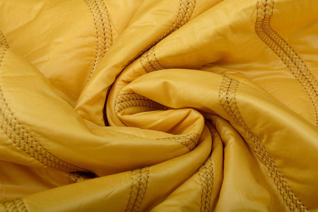 Quilted Jacketfabric Ocher