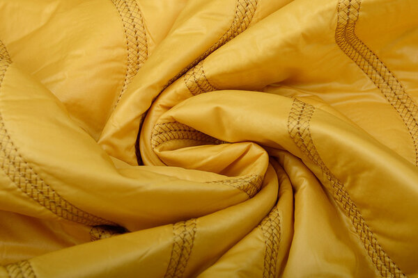 Quilted Jacketfabric Ocher