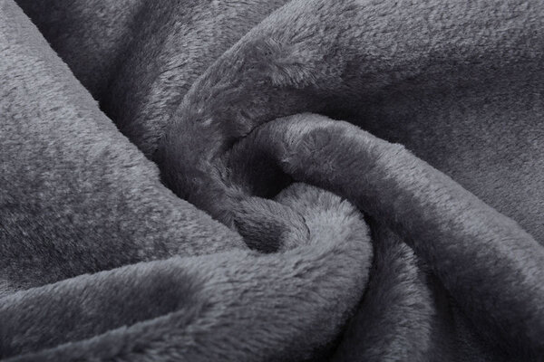 À Poil Court Teddy Fourrure Gris Foncé À Poil Court Teddy Fourrure Gris Foncé