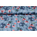 Scuba Crêpe Grigio-Azzurro Papavero Rosa Antico Scuba Crêpe Grigio-Azzurro Papavero Rosa Antico