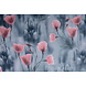 Scuba Crêpe Gris Coquelicot Vieux Rose Scuba Crêpe Gris Coquelicot Vieux Rose