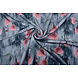 Scuba Crêpe Gris Coquelicot Vieux Rose Scuba Crêpe Gris Coquelicot Vieux Rose