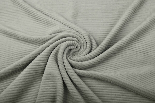 Cotone a Maglia Larga Velluto a Coste Argento Cotone a Maglia Larga Velluto a Coste Argento