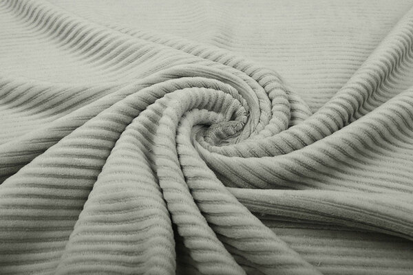 Cotone a Maglia Larga Velluto a Coste Argento Cotone a Maglia Larga Velluto a Coste Argento