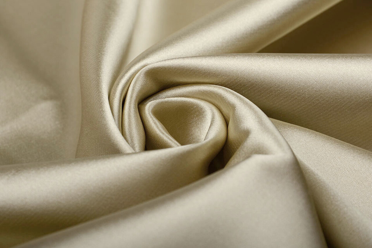 Stretch-Satin Beige