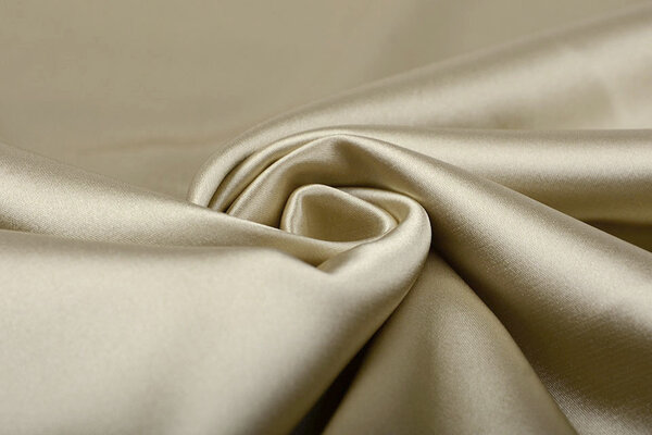 Stretch-Satin Beige