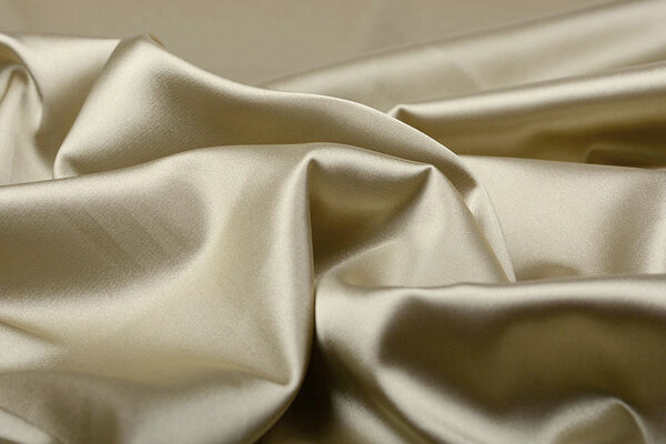 Stretch-Satin Beige