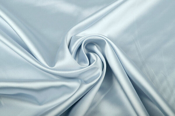 Stretch Satin Baby Blue