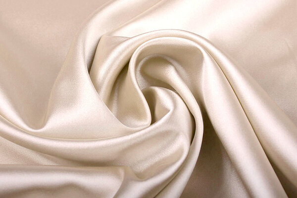 Stretch Satin Champagne