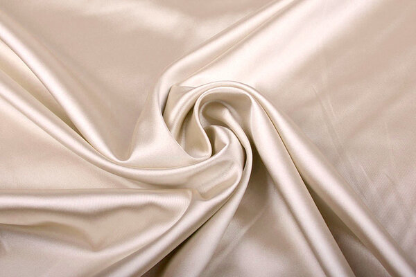 Stretch Satin Champagne