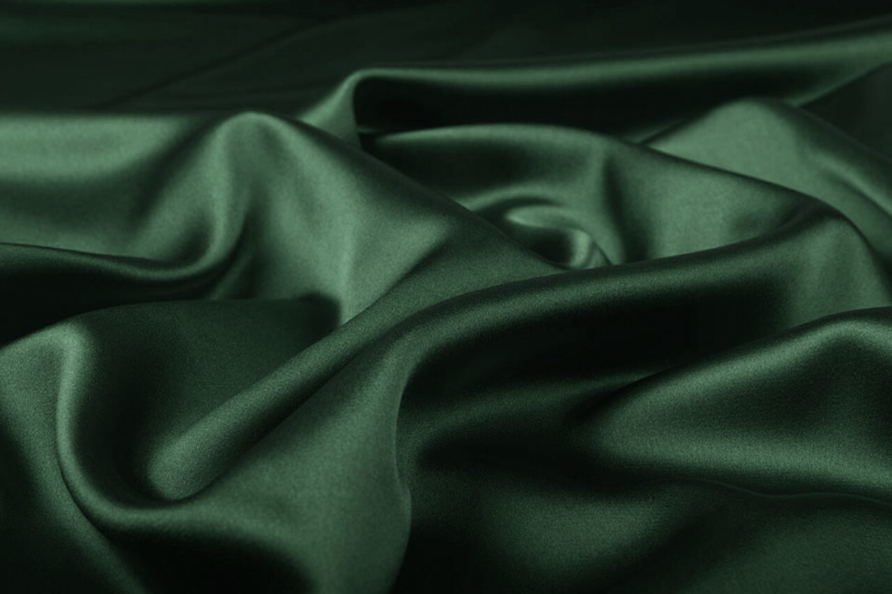Satén Elástico Verde Oscuro Satén Elástico Verde Oscuro