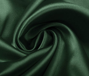 Stretch Satin Dark Green