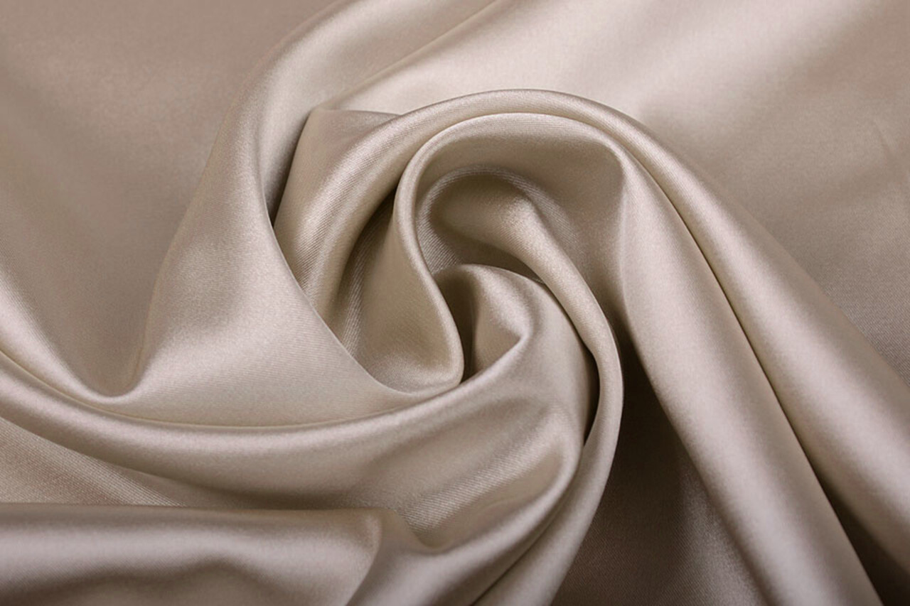 Stretch Satijn Taupe Stretch Satijn Taupe