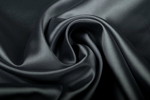 Stretch Satin Antrazitgrau Stretch Satin Antrazitgrau