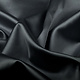 Stretch Satin Anthracite Grey