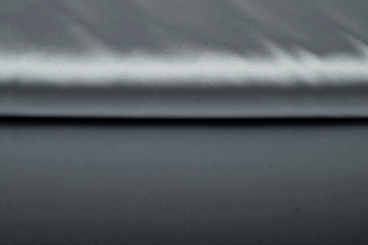 Stretch Satijn Donker grijs Stretch Satijn Donker grijs