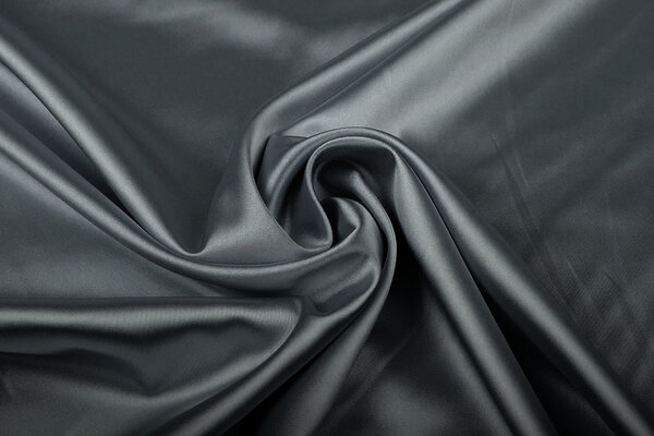 Stretch Satin Gris Foncé Stretch Satin Gris Foncé