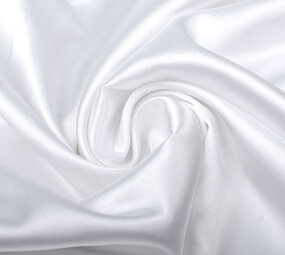 Stretch Satin Weiß Stretch Satin Weiß