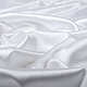 Stretch Satin White