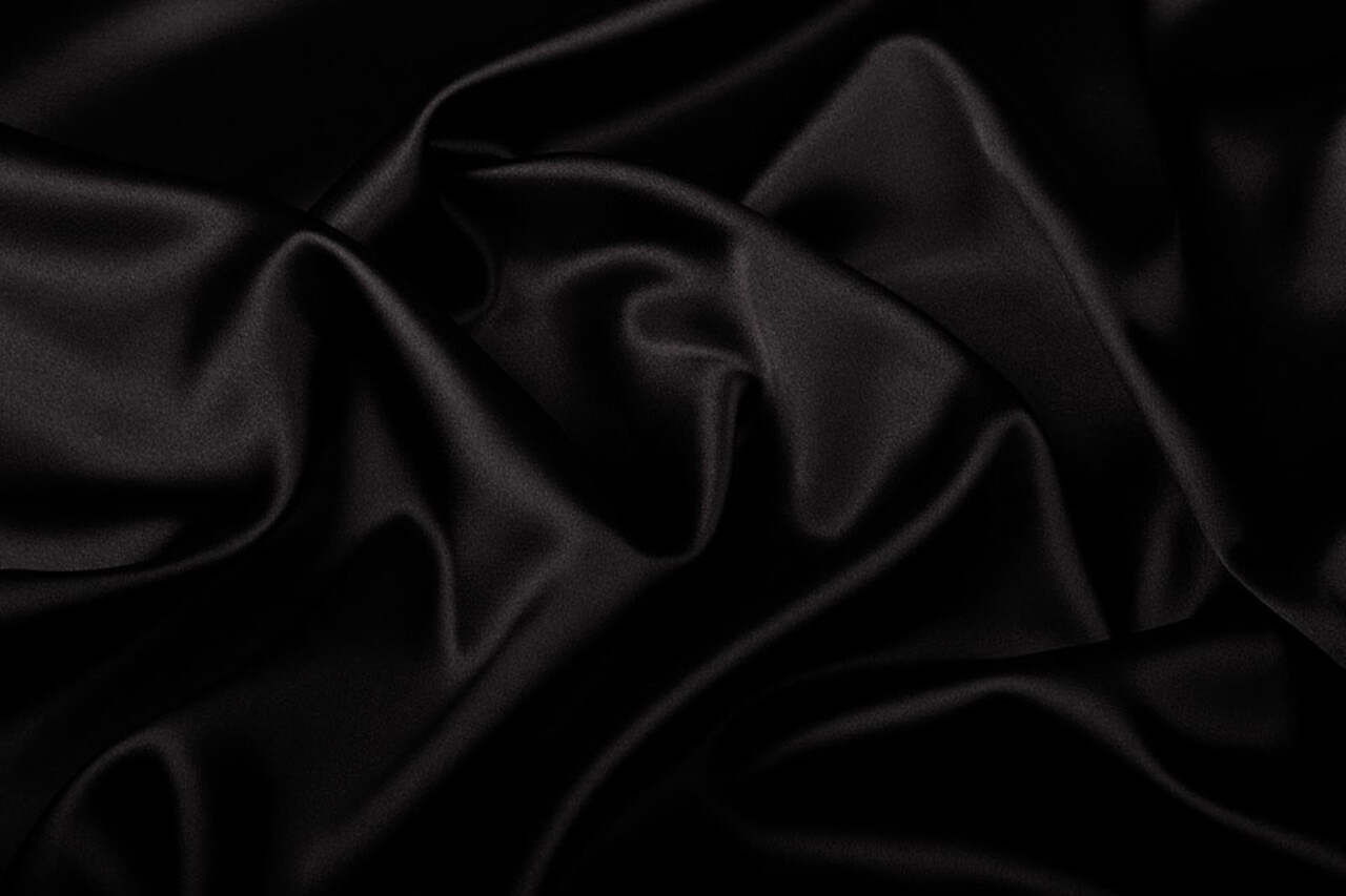 Stretch Satin Black