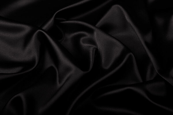Stretch Satin Noir Stretch Satin Noir