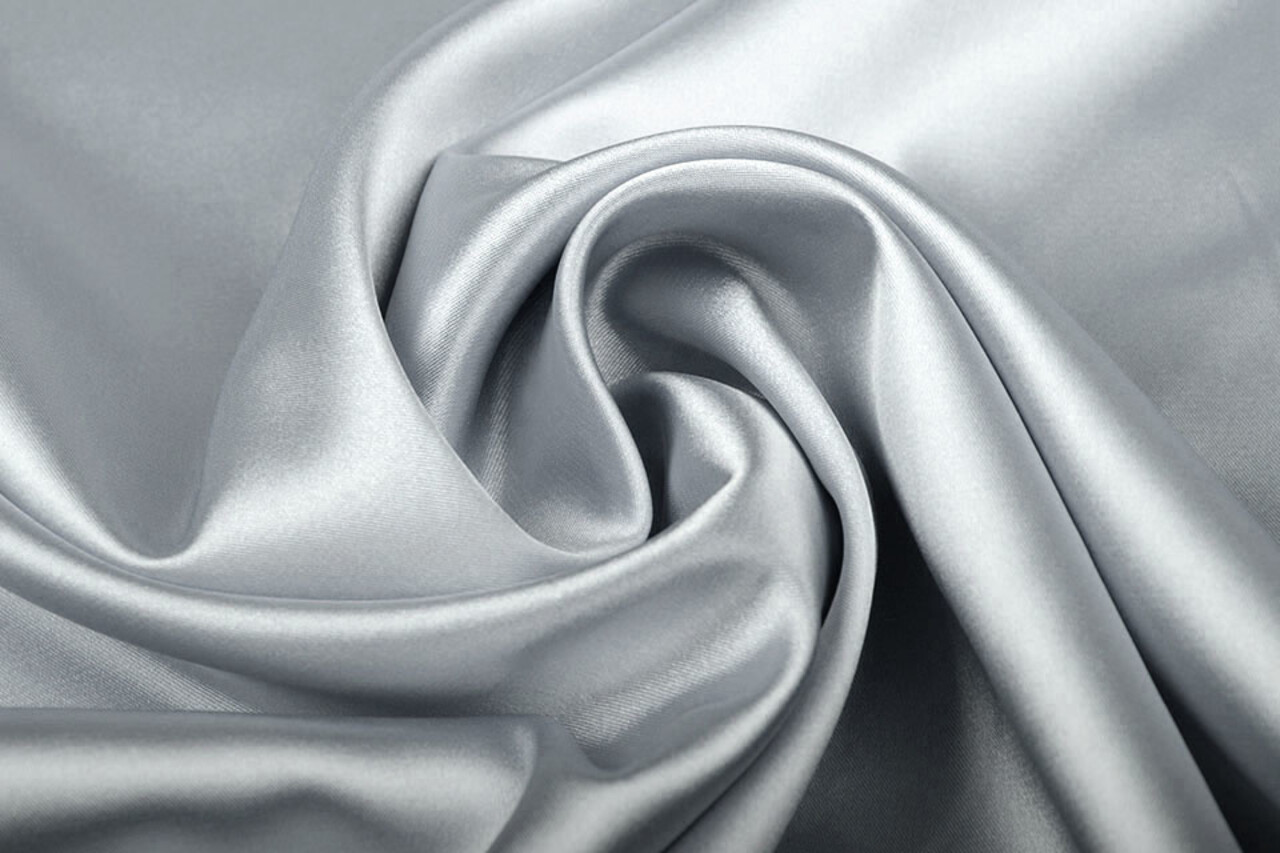 Stretch Satin Argent Stretch Satin Argent