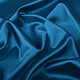 Stretch Satin Petrol blauw