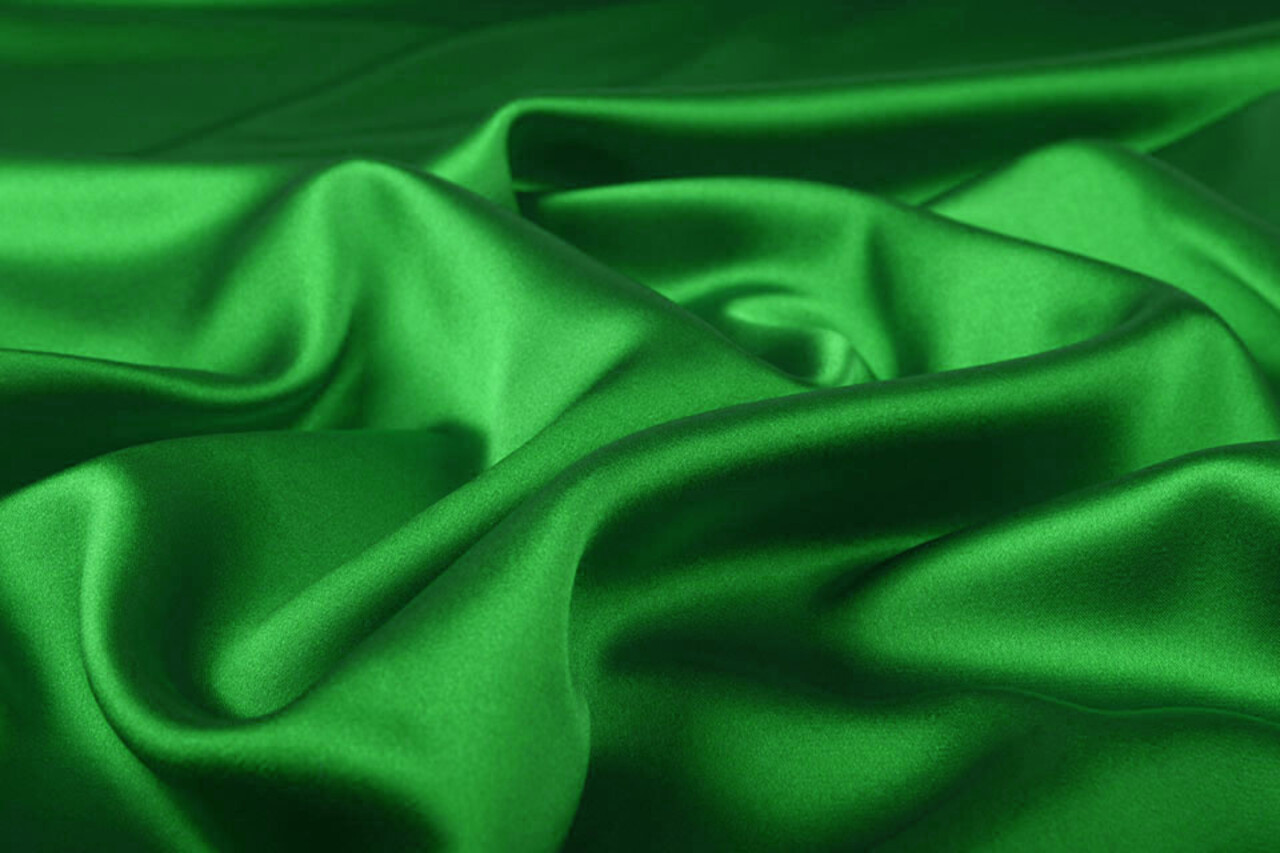 Stretch Satin Vert Gazon Stretch Satin Vert Gazon