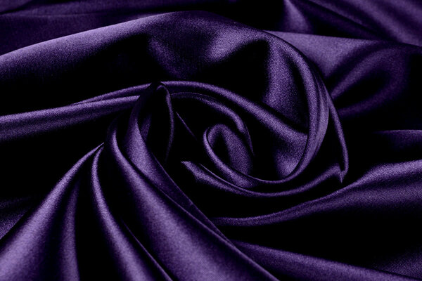Satén Elástico Morado Oscuro Satén Elástico Morado Oscuro