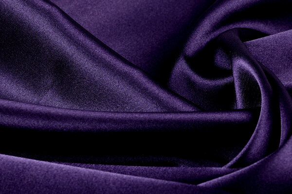 Stretch Satin Dunkel Lila