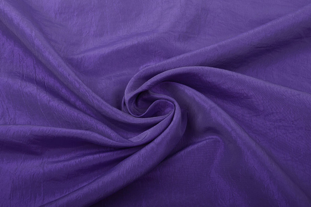 Crêpe Froissé Taffetas Violet Crêpe Froissé Taffetas Violet